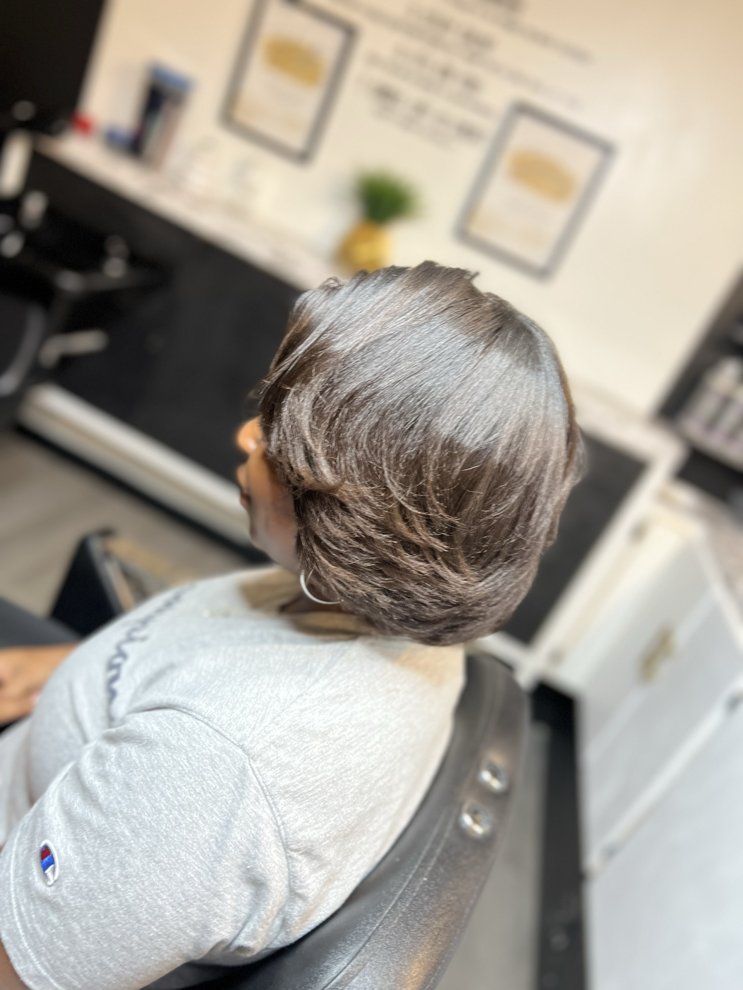 Silk press bundle at The Myricle Experience in Chesapeake, VA