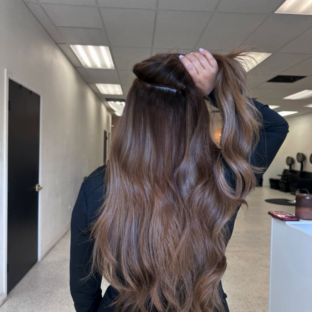 Hair Extension Move Up at Glow by Destiny in Modesto, CA