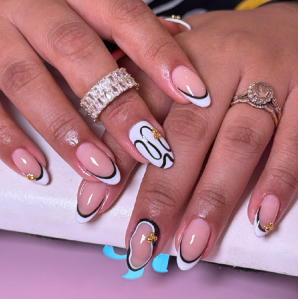 Acrylic Overlay-Natural Nails at Luxury Nails by Des in Montebello, CA