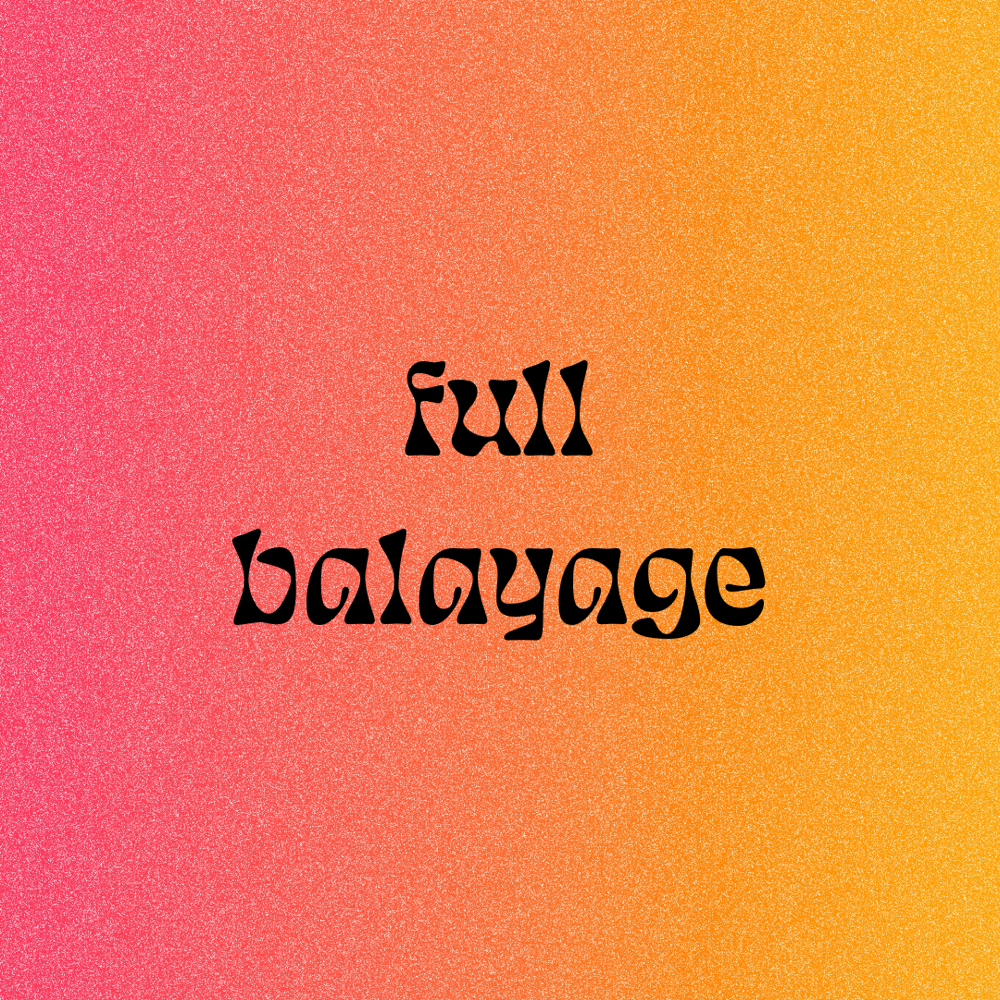 full balayage at october raine studio in temecula, CA