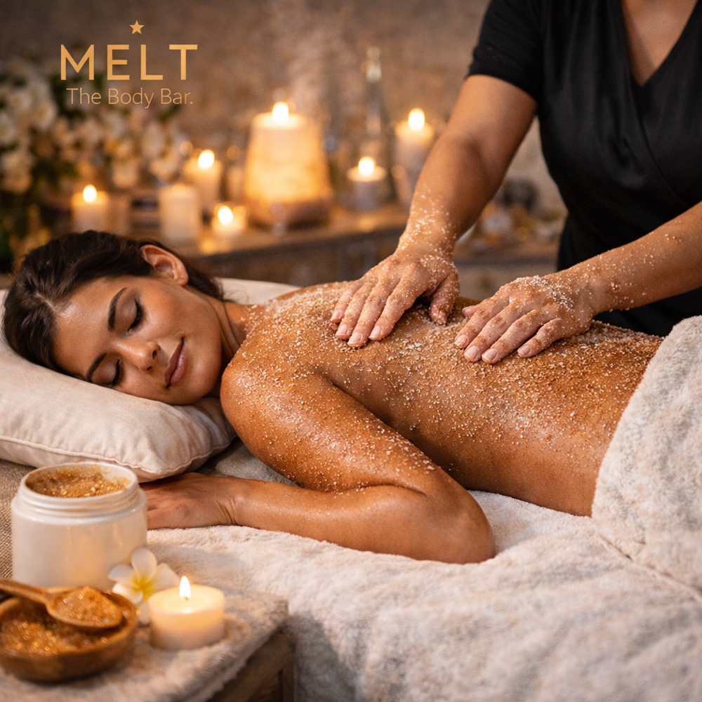 Full Body Exfoliation Scrub at Melt. The Body Bar in Lakewood, CO
