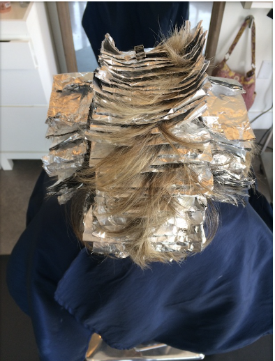 Simple Blonding Foils: Full Head