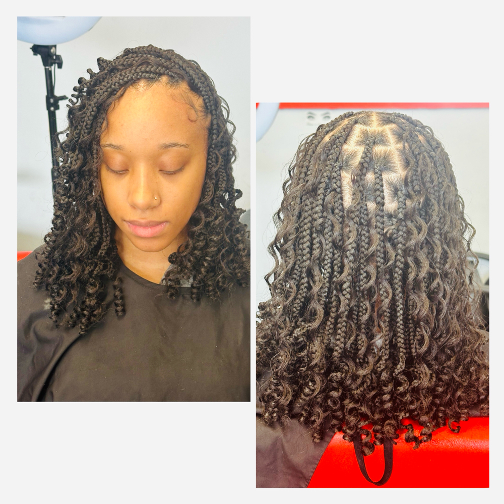 Med Boho Knotless Bob