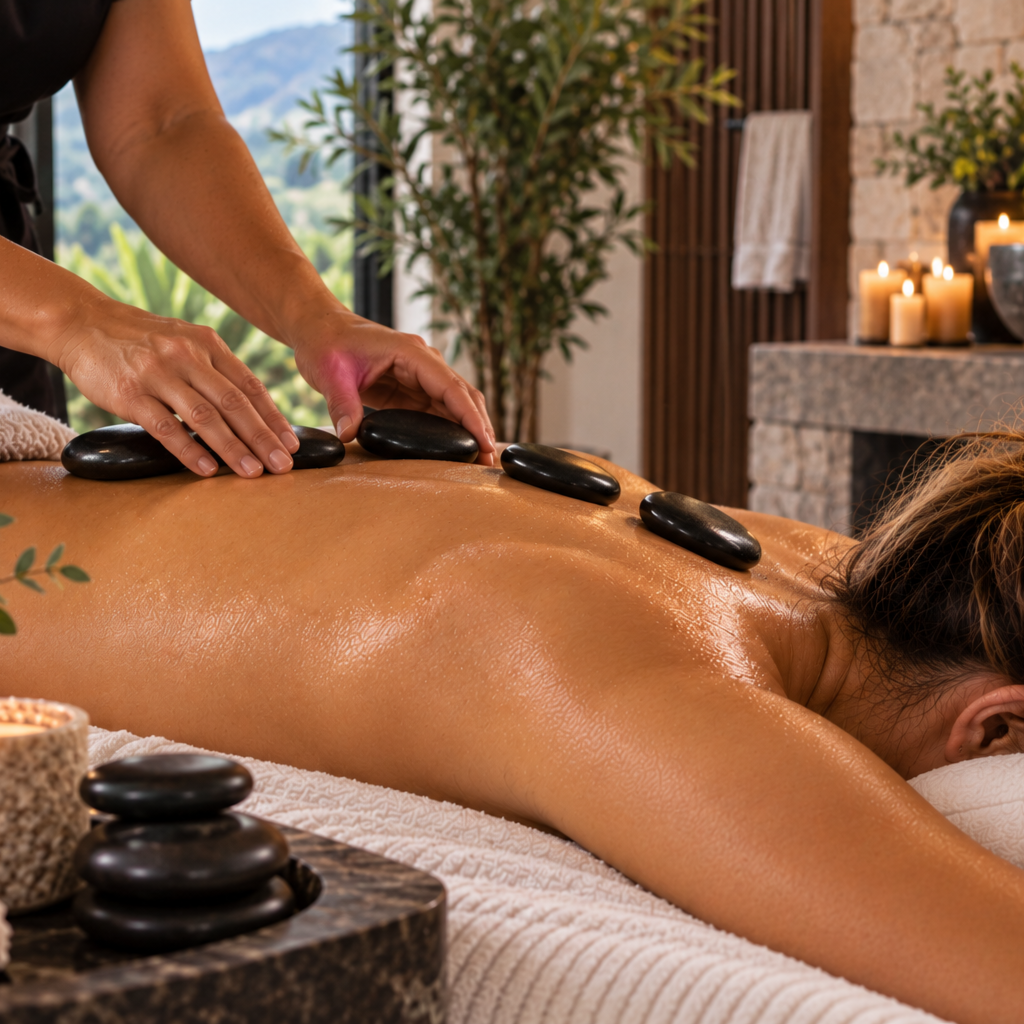 Hot Stone Massage at Mystical Touch Massage Therapy in Denton, TX