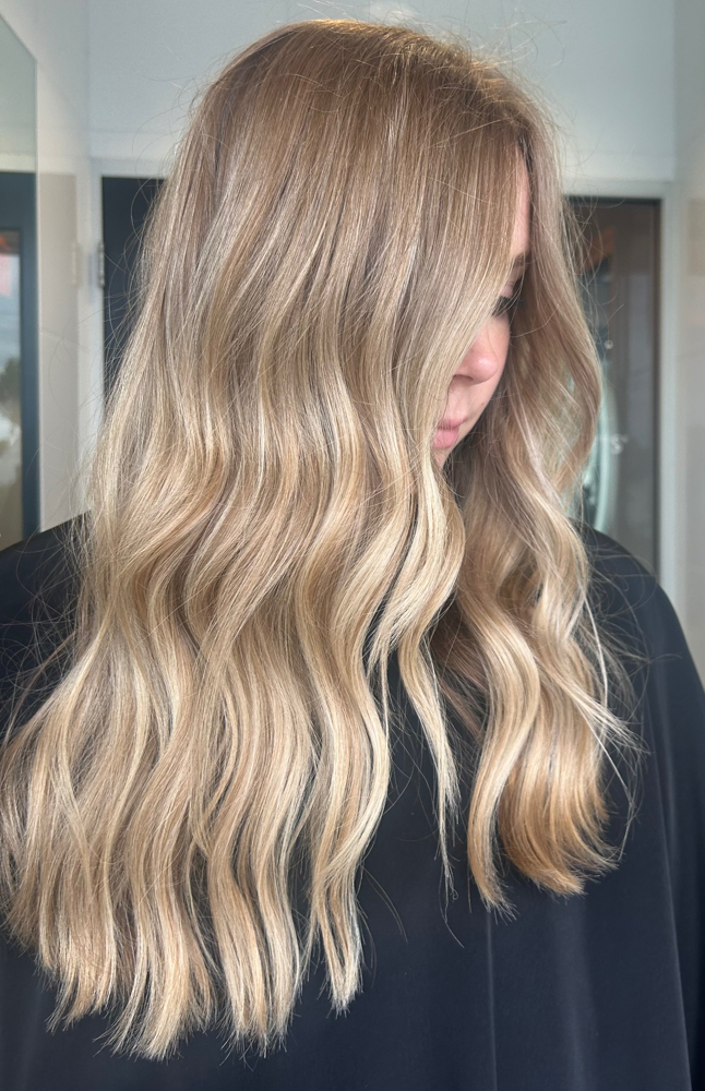 Partial Balayage + Gloss/Haircut/Blowdry