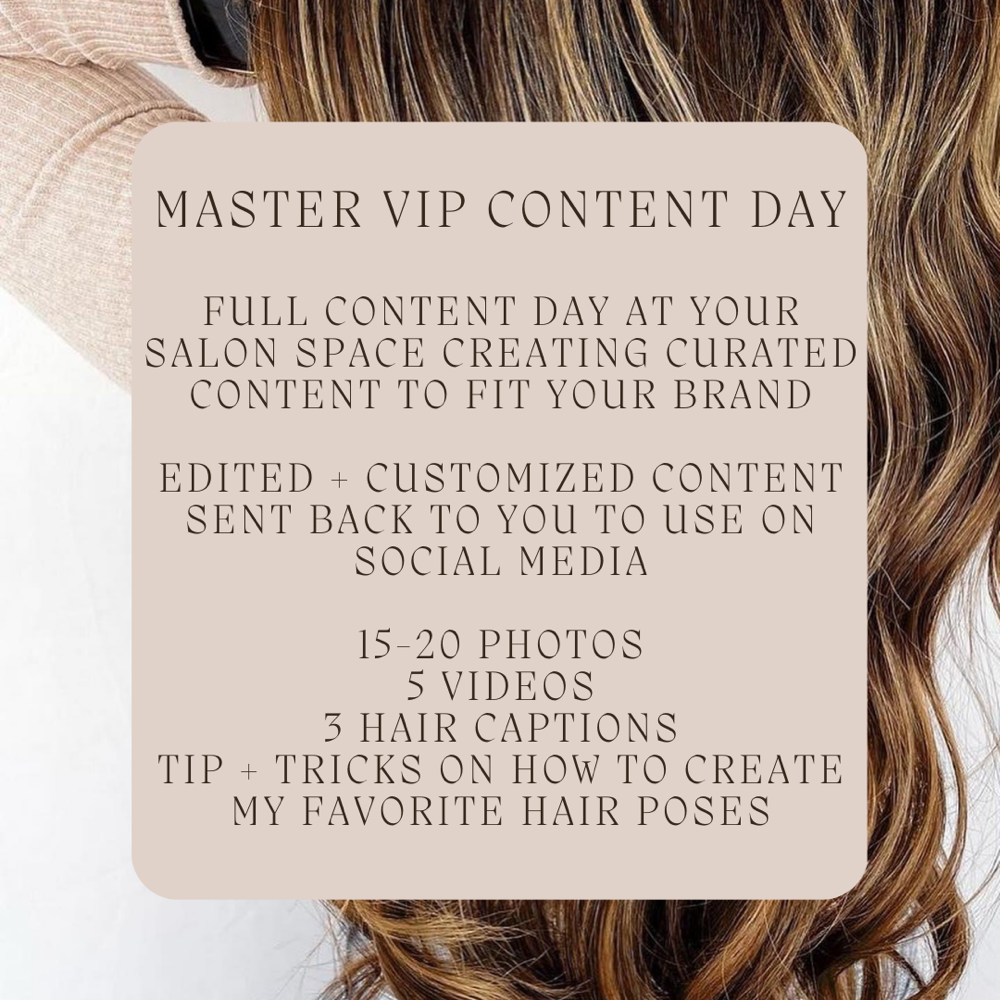 Master VIP content Day