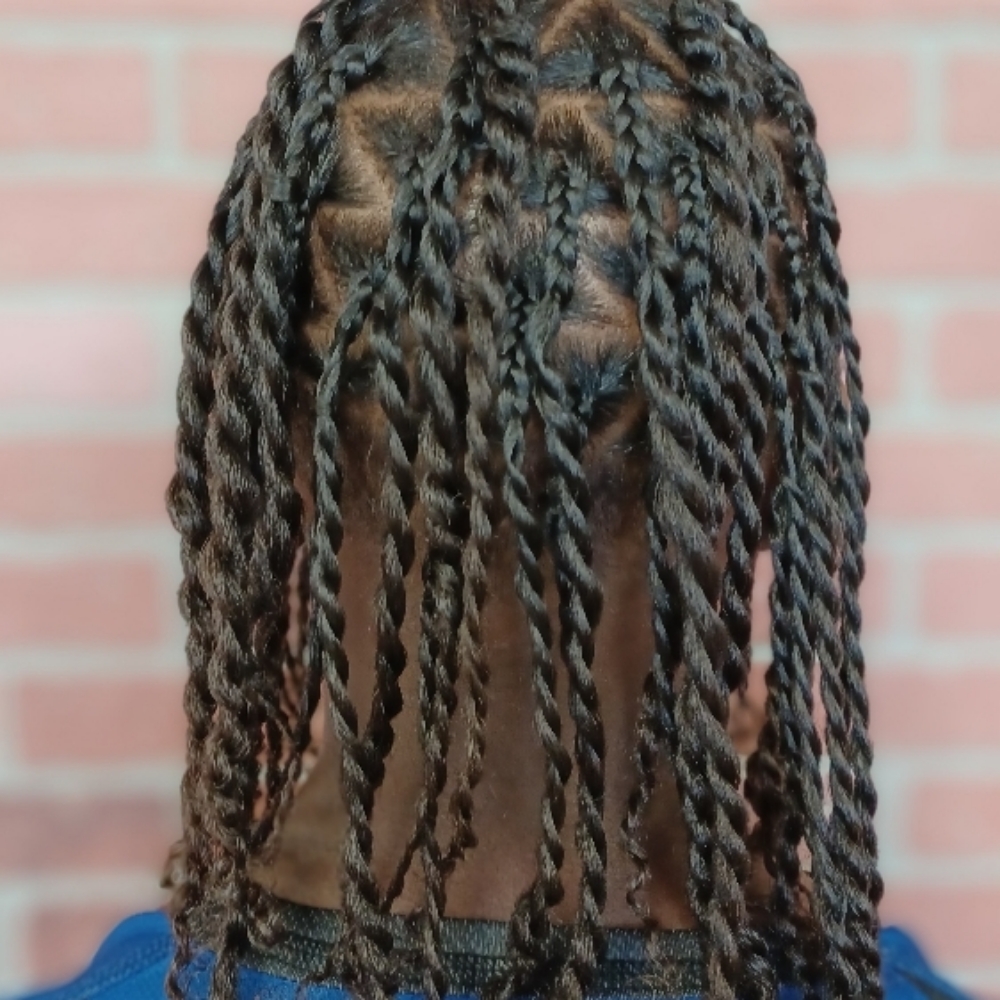 Child Two Strand Twist (3-11) at Amazing Kinkz in Detroit, MI