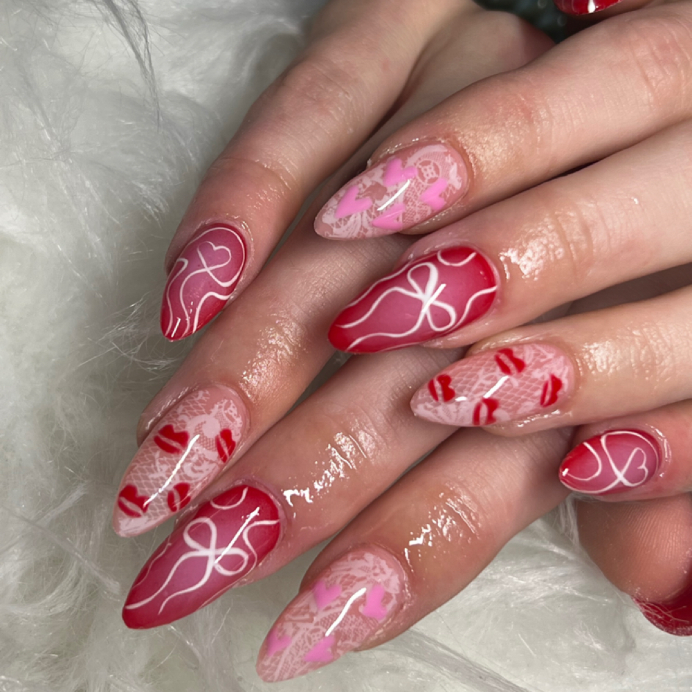 Gel x Freestyle Set at Something To Talk About Salon in Marion, NC