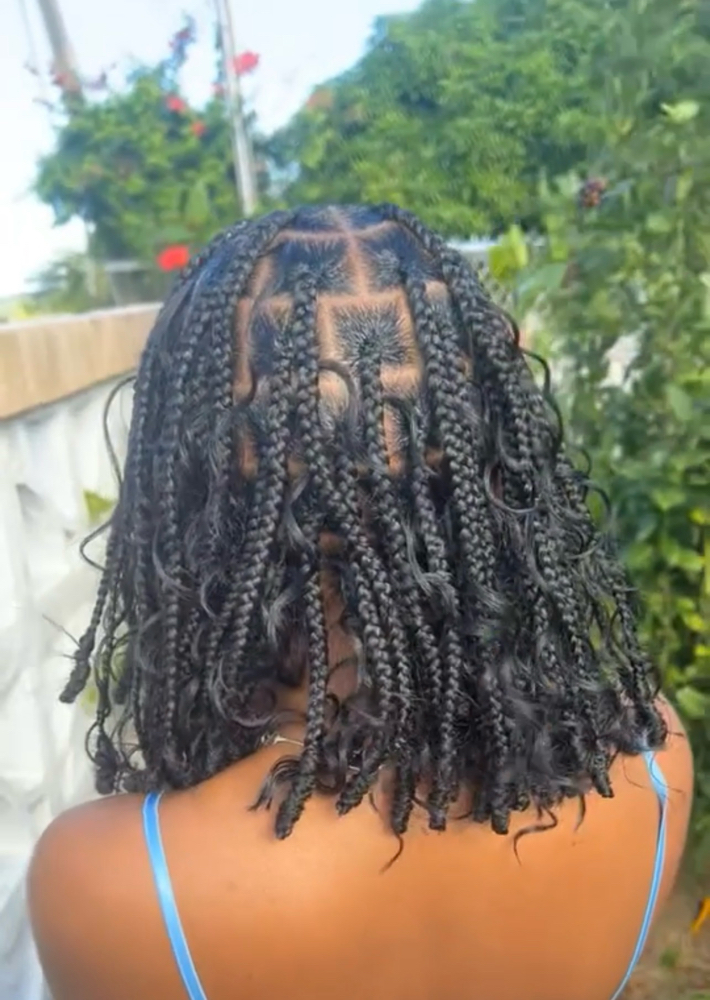 Boho Knotless Bob