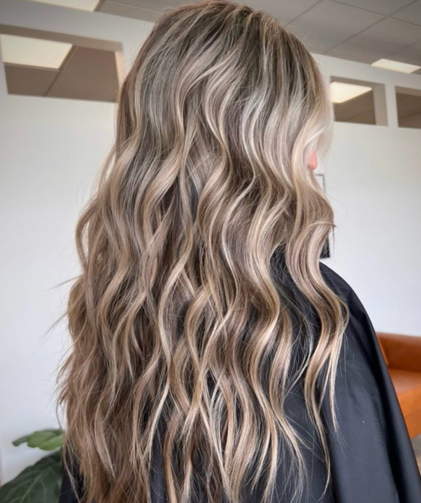 Full HL,Single, Glaze,Cut & Blowdry