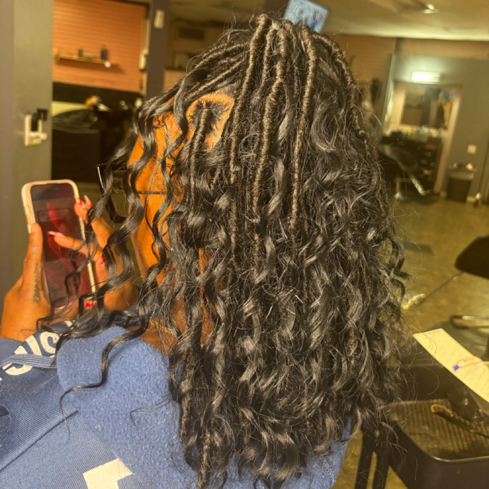 Boho Loc Bob at Ameriss Beauty in Birmingham, AL