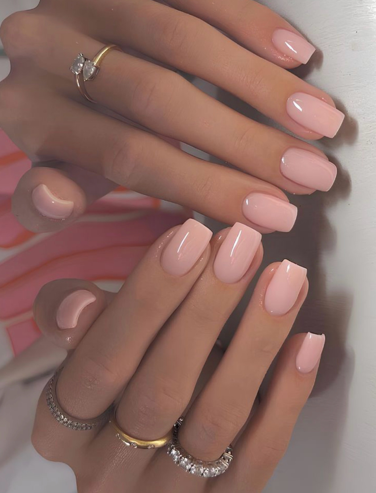 Structured Gel Manicure at Bloom Beauty Salon in Delano, CA