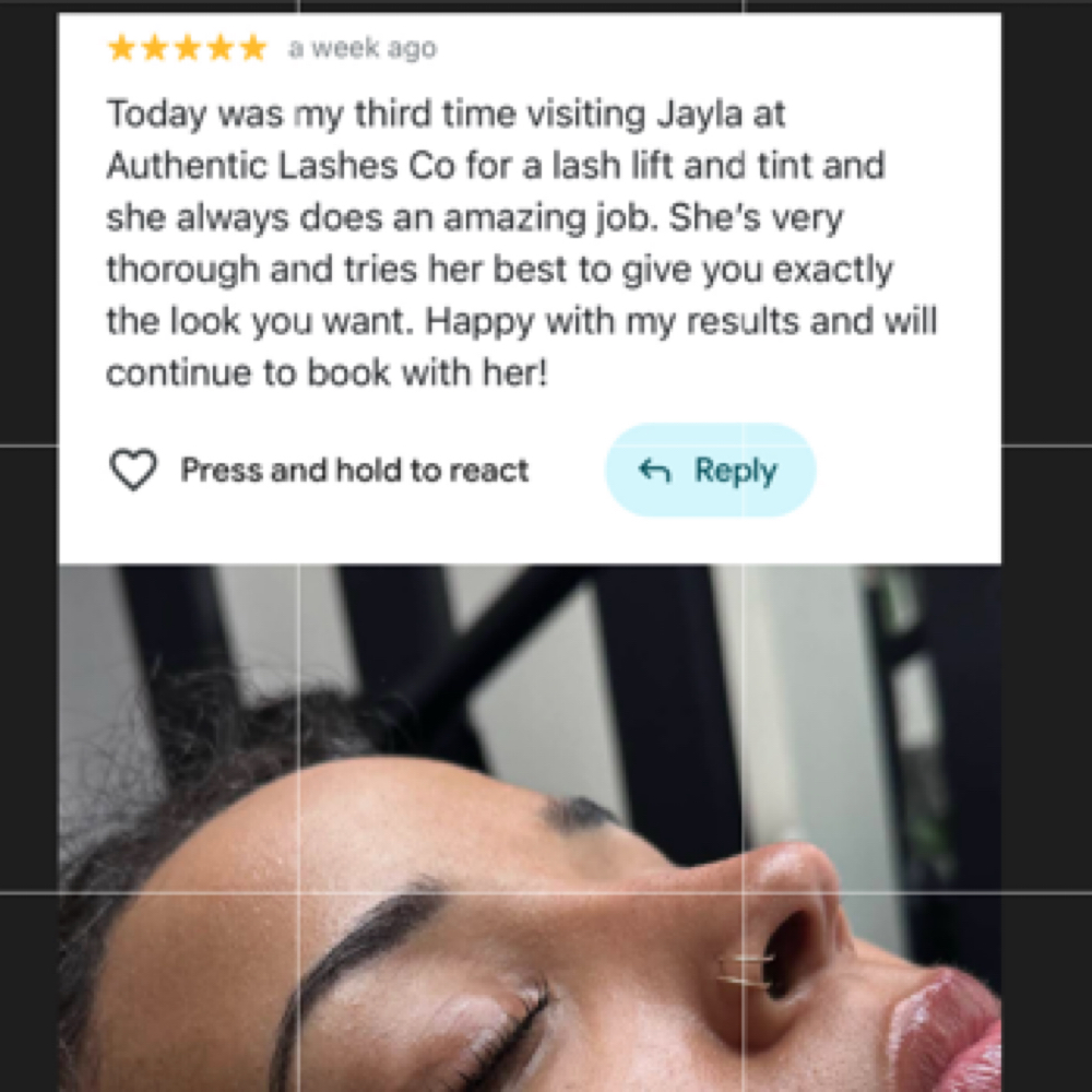 Lash Lift + Tint at Authentic Beauty Collective in Denver, CO