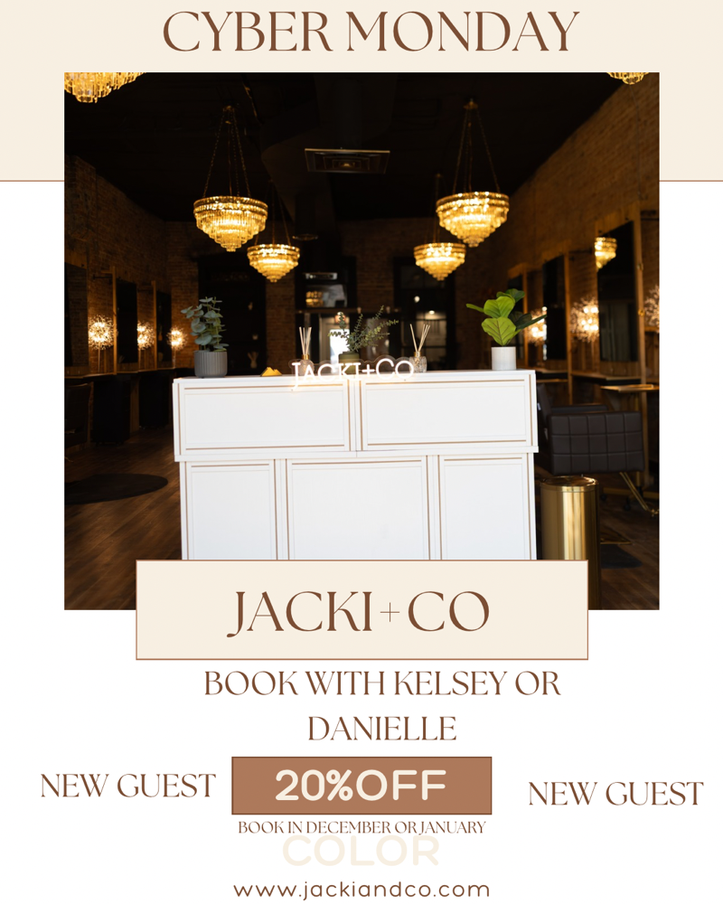 Cyber Monday 20% Off Color