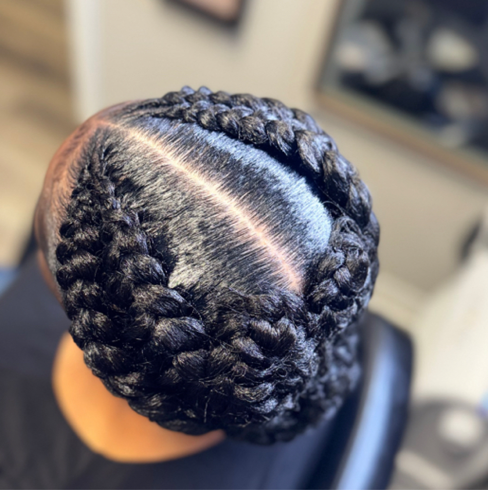 Dutch-or-Feedin Braids w Extensions at MsRuthStyles in Lawrenceville, GA