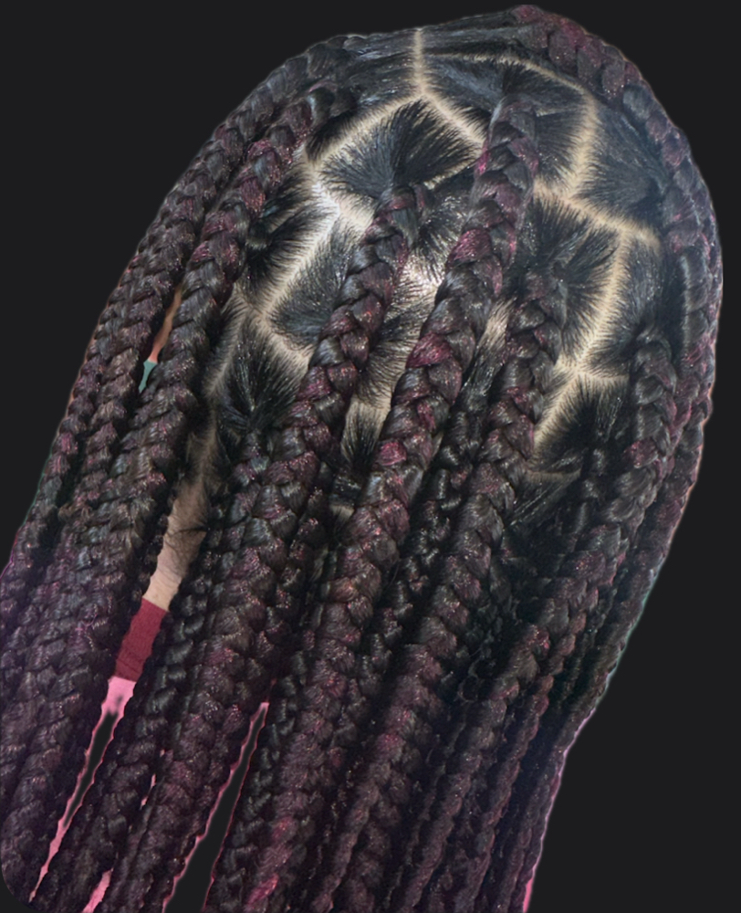 Medium Knotless Braids at The Kornrow Kollection in Decatur, GA