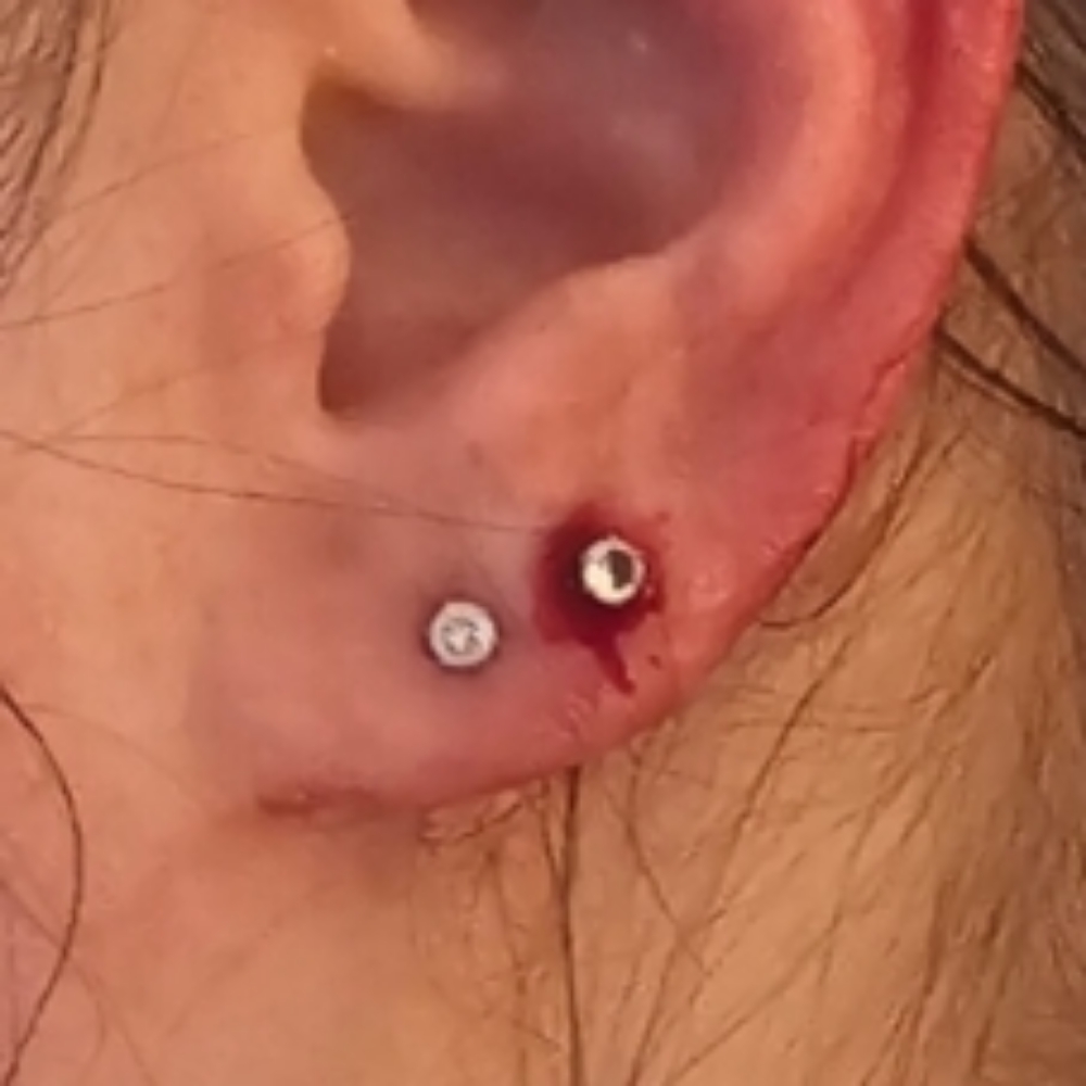 Earlobe/helix/flat Piercings at Piercings By Autumn in New Castle, PA