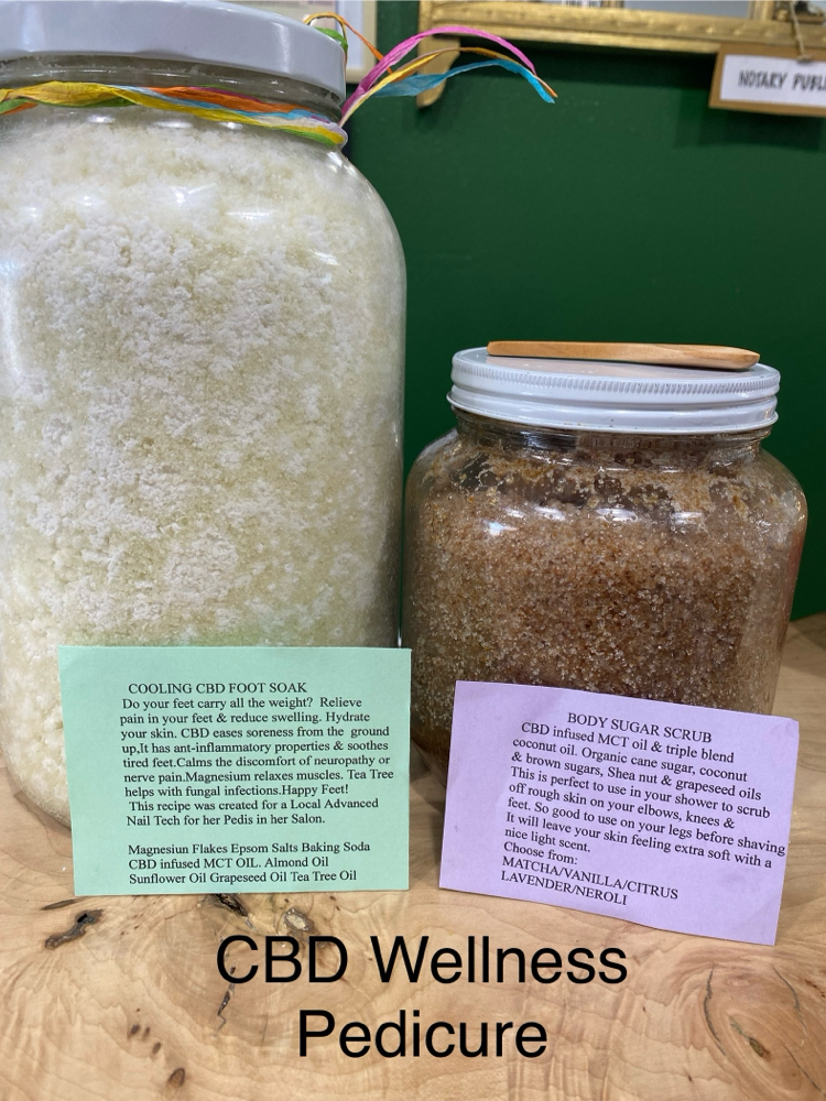 Cannabidiol Wellness Spa Pedicure at Mountain Craft Salon in Kettle Falls, WA
