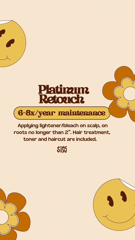 Platinum Retouch at Tori Bond in Troy, MI