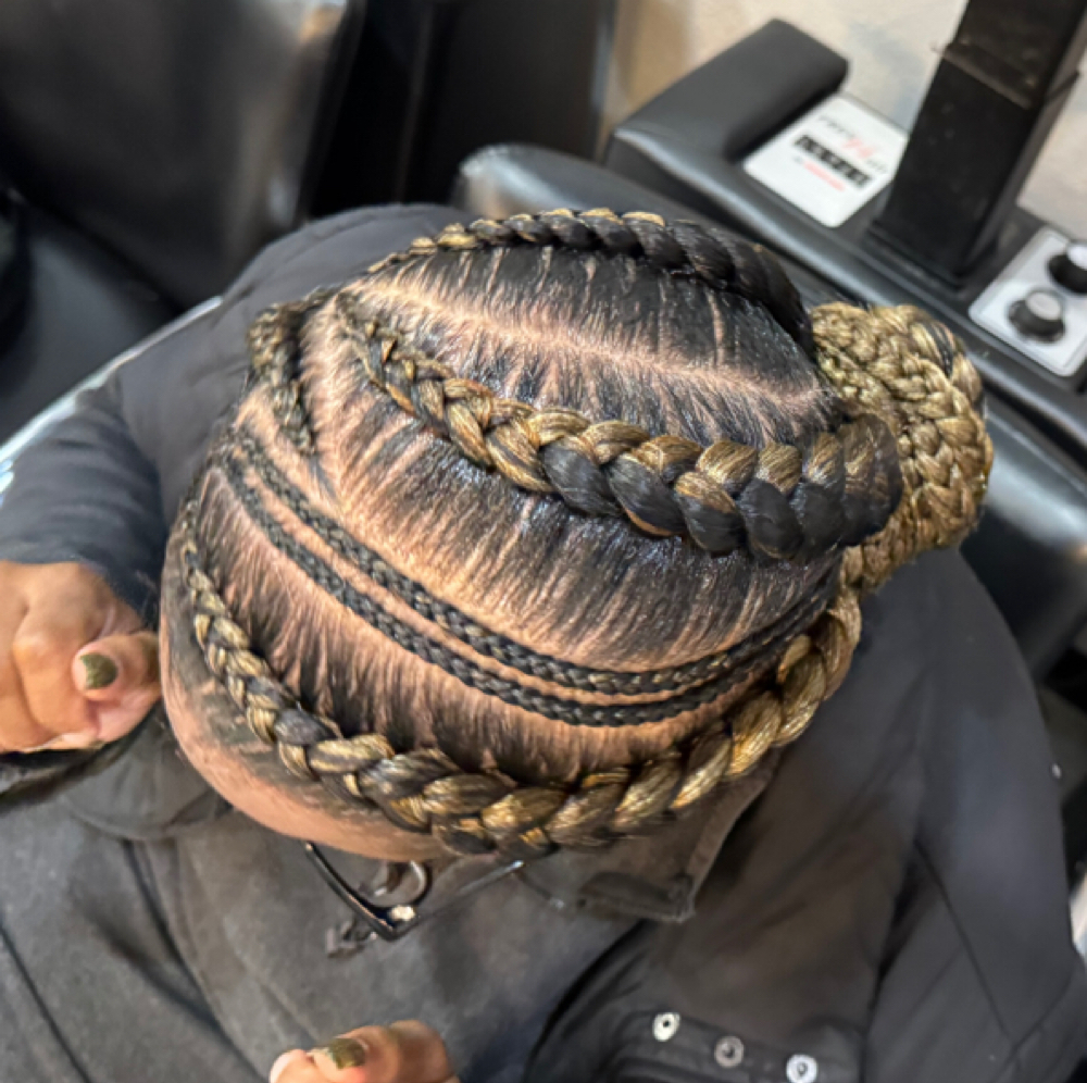 Feed-in Braids at Stylin Chic Tish in Arlington, TX
