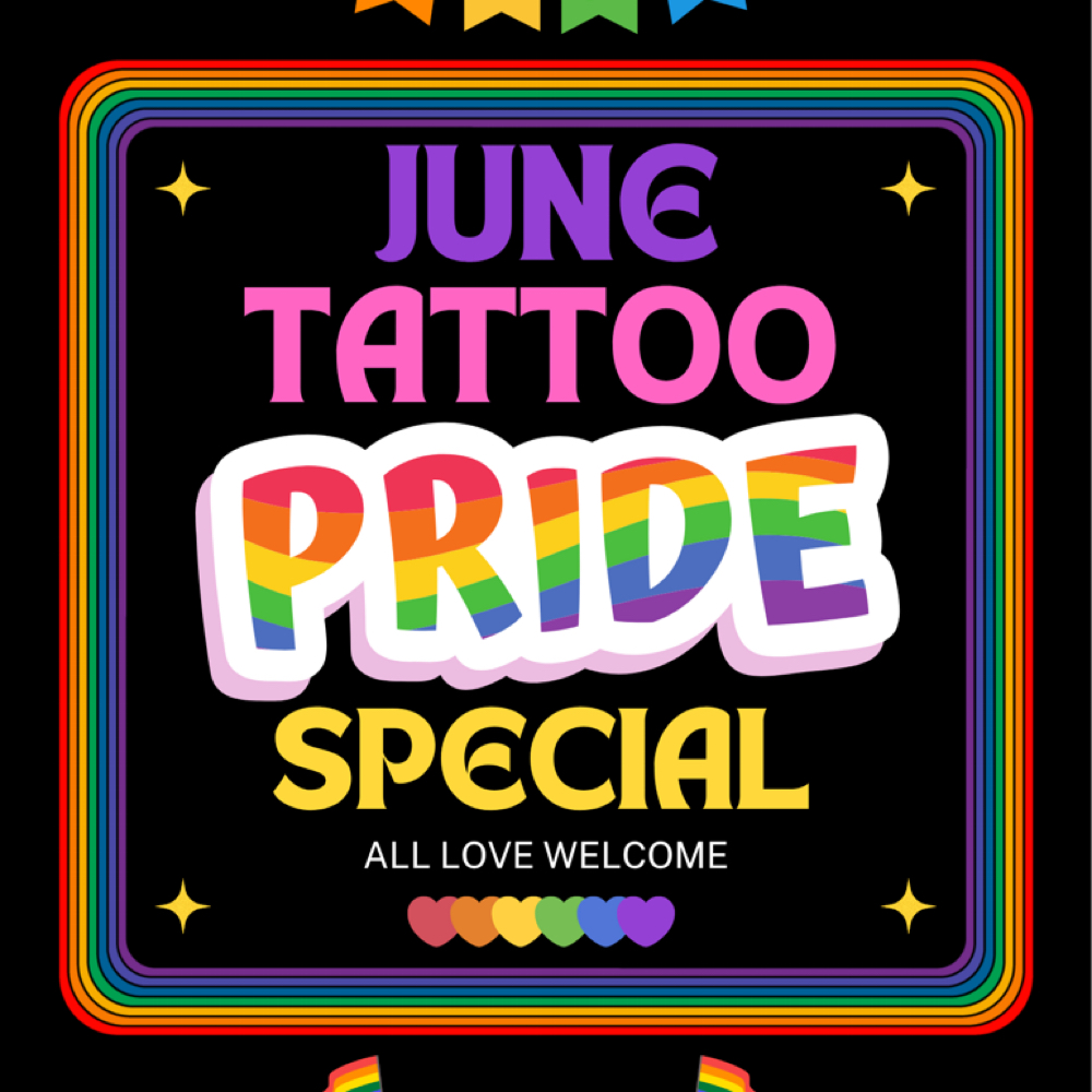 🏳️‍🌈PRIDE TATTOO SPECIAL🏳️‍🌈 at Moon Beams Tattoo & Piercing in Pocatello, ID