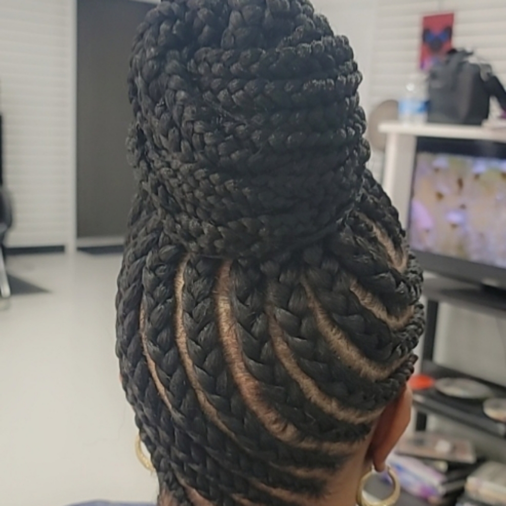 Braided Up-Do at TLB Salon & Hair Loss Solutions in Farmville, VA