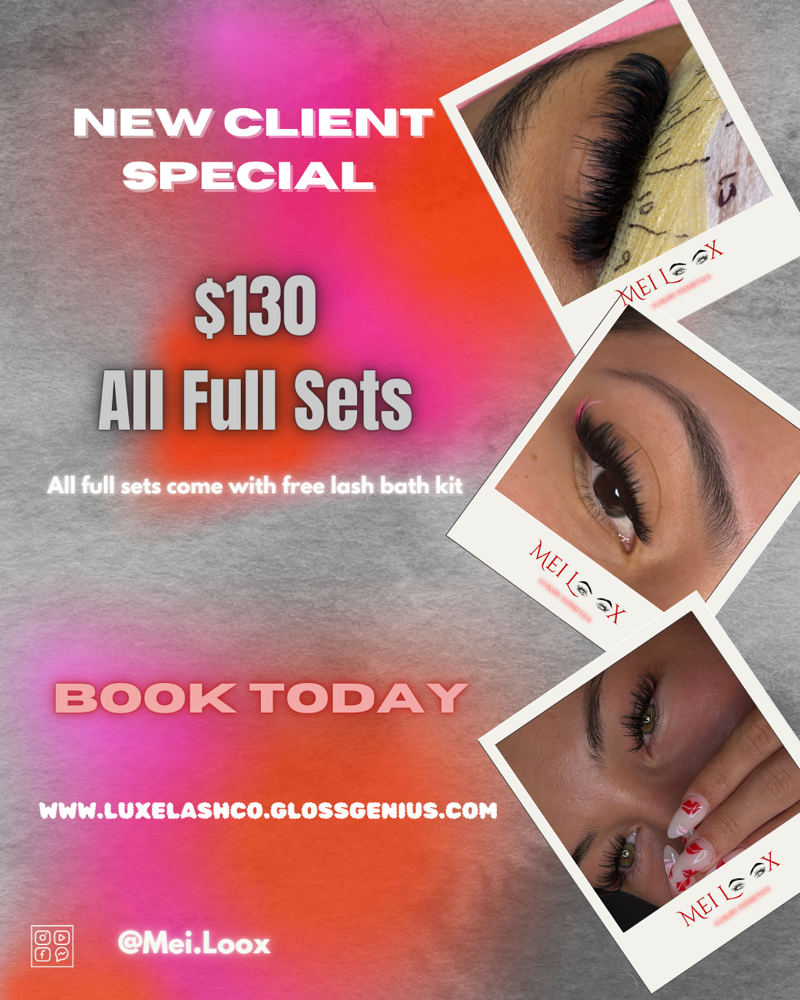 New Client Any Full Set W/Kylah