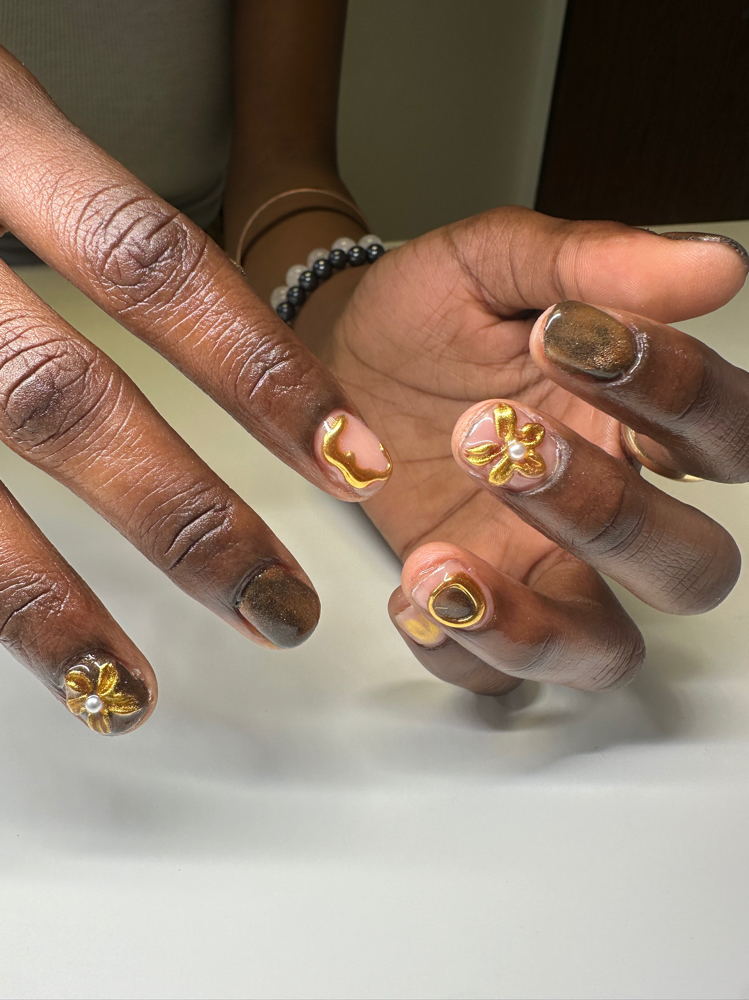 Structured Gel Mani at Neatly Pressed Studio in Houston, TX