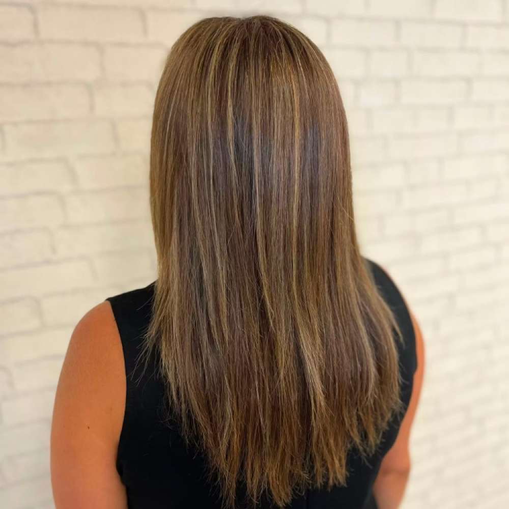 Color Retouch and Partial Highlight at Ivey Shears in Janesville, WI
