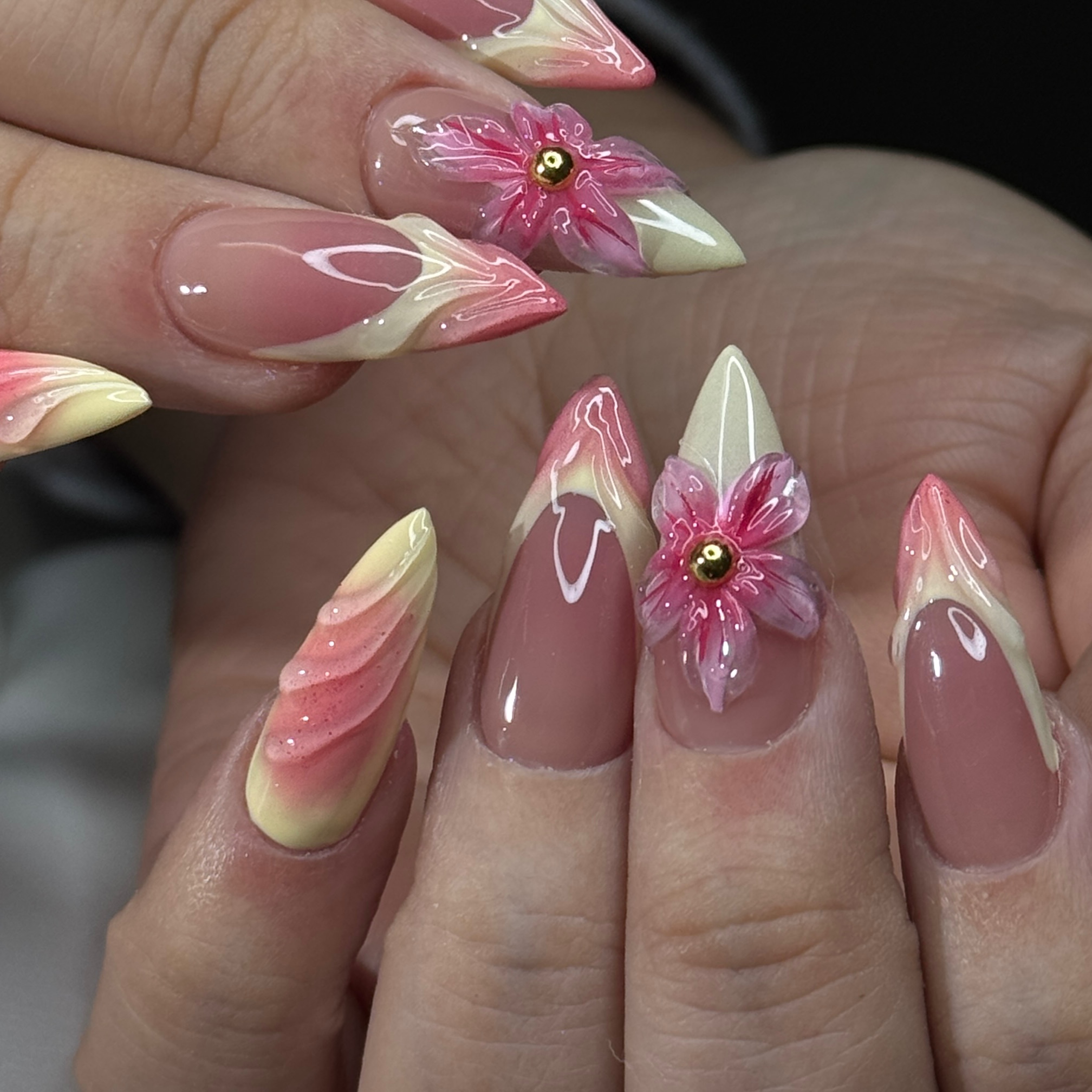 Gel nails at Marco Antonio’s Nails in Spring, TX