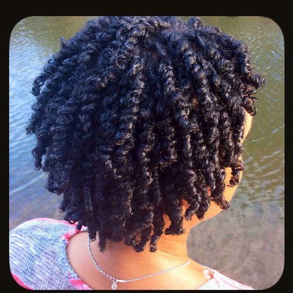 Natural 2 Strand Twist at Vision Of Beauty Studio Salon in Milwaukee, WI