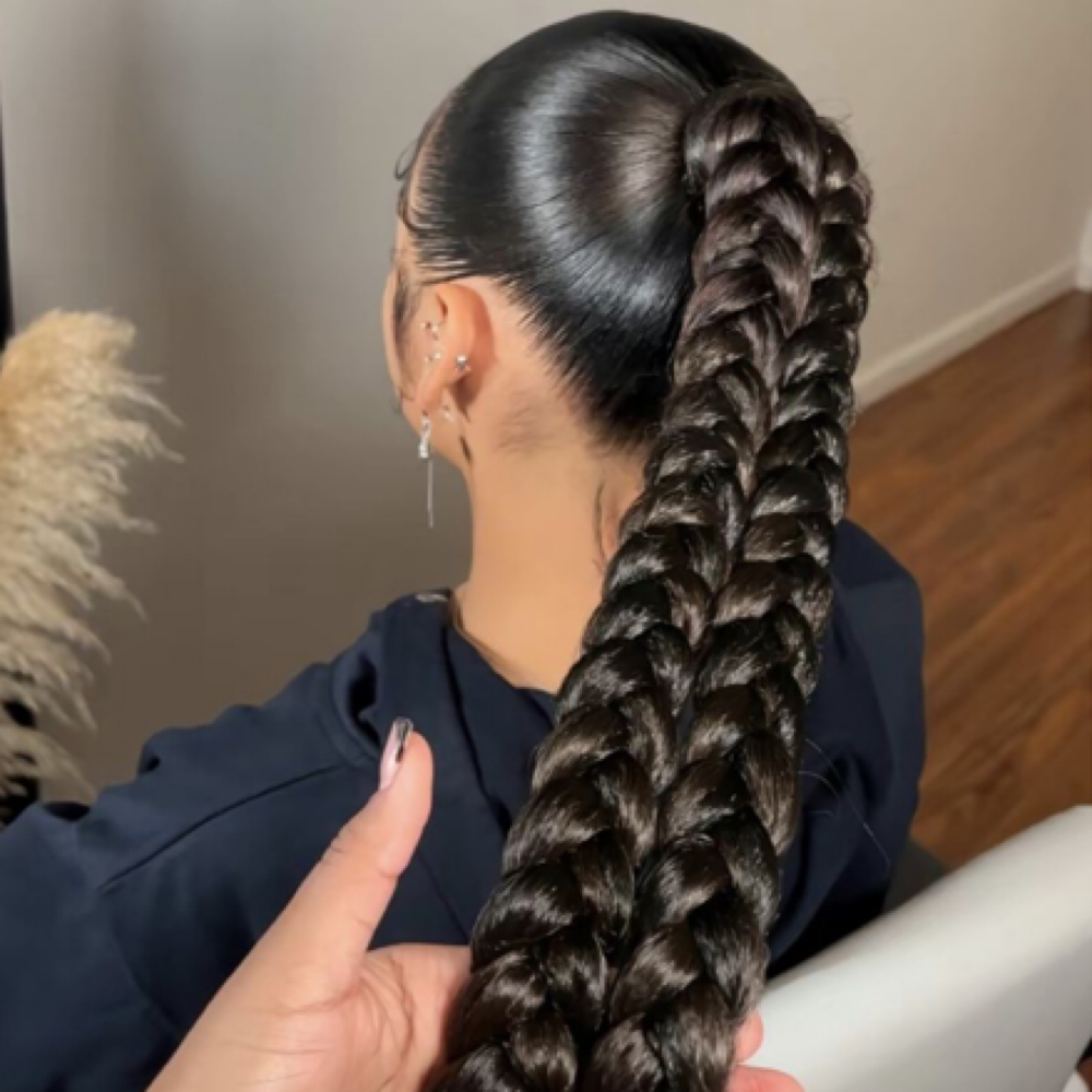 ponytail braid at GLOW Spa Tanning & Fitness in Owego, NY