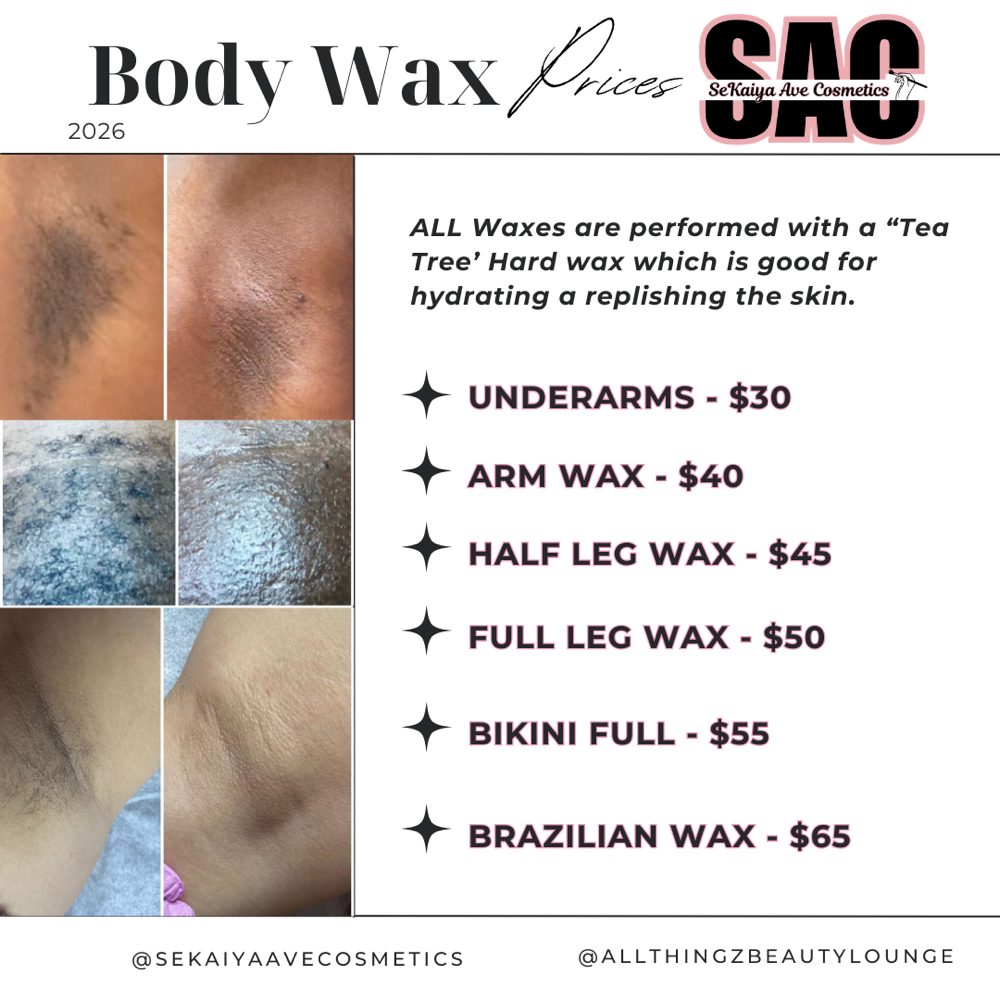Body Waxing Service at SeKaiya Ave Cosmetics in Rock Hill, SC
