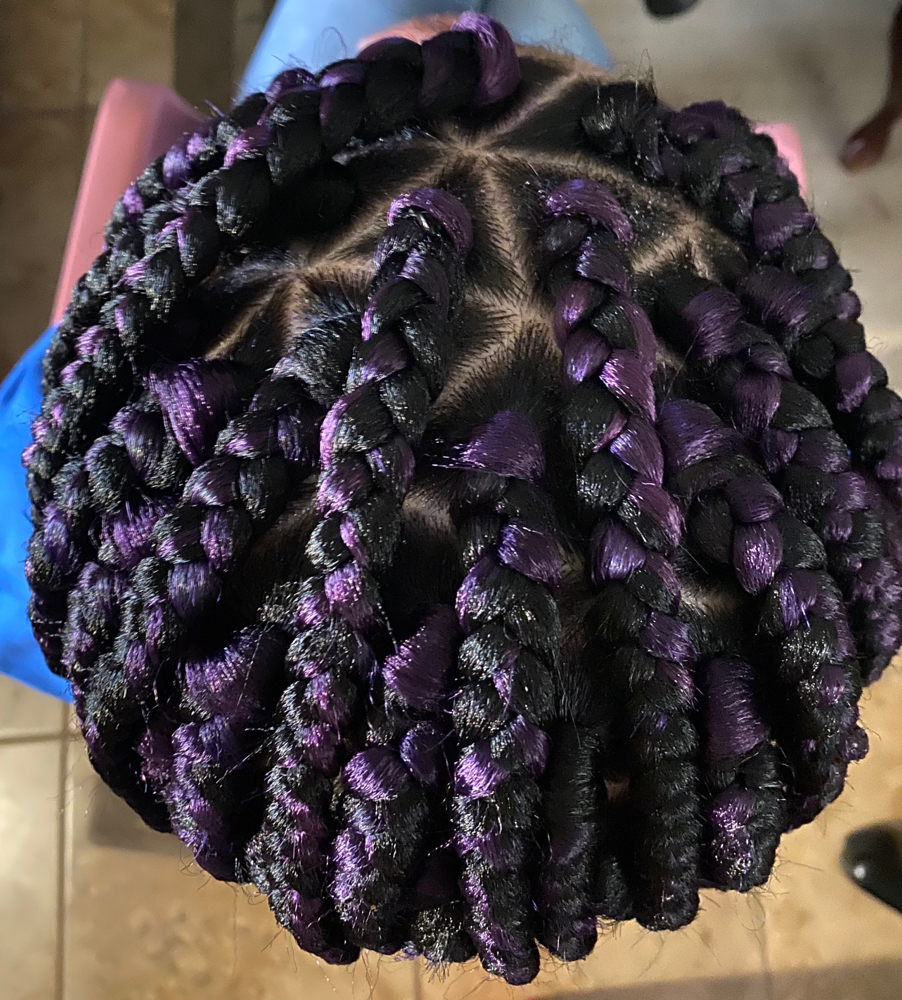 Large Or Big Box Braids