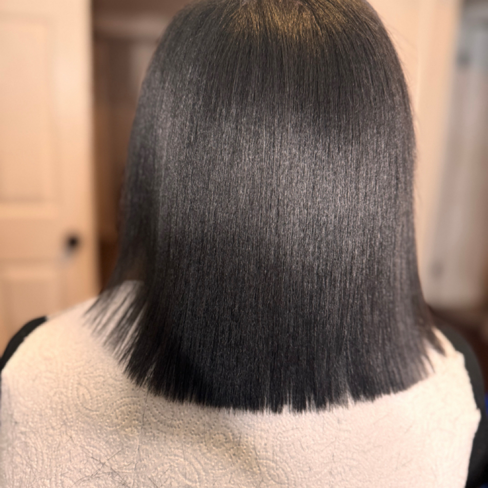 Silk Press With Cut at TEN87 Lavish Raw Strands in Highland Heights, OH