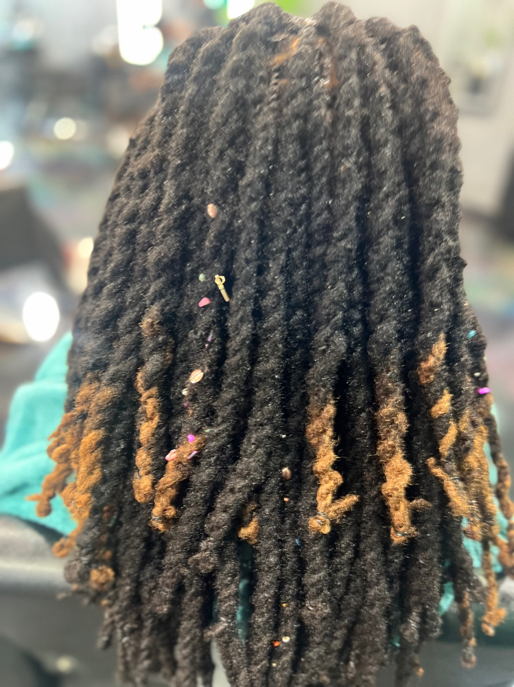 Long Two Strand Twist  Natural Locs