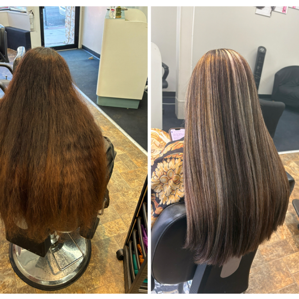 Highlights, Color, & Haircut at Gigi’s Hair Studio in New Jersey, NJ