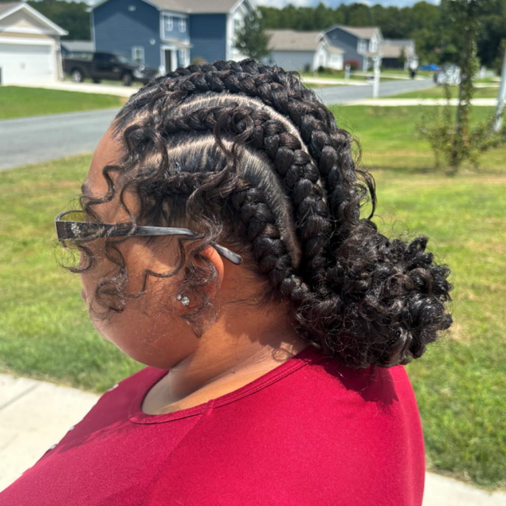 Feed-in Braids at A Royal Encounter in Jackson, MS