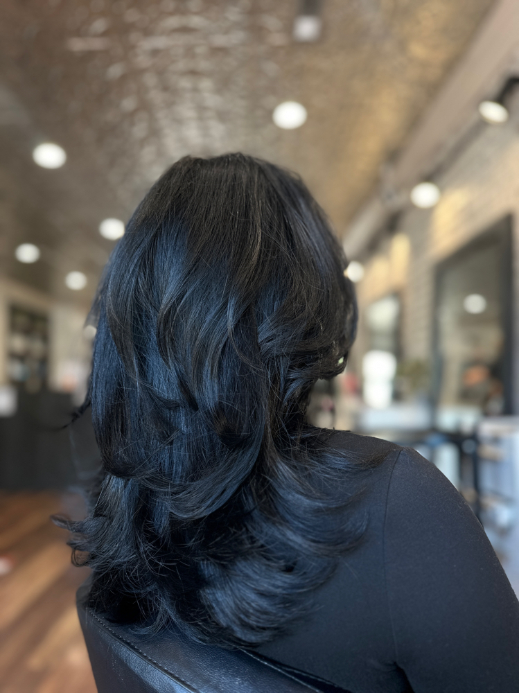 Single Process/ Root touch-up at Marcellebhair in Brookfield, CT