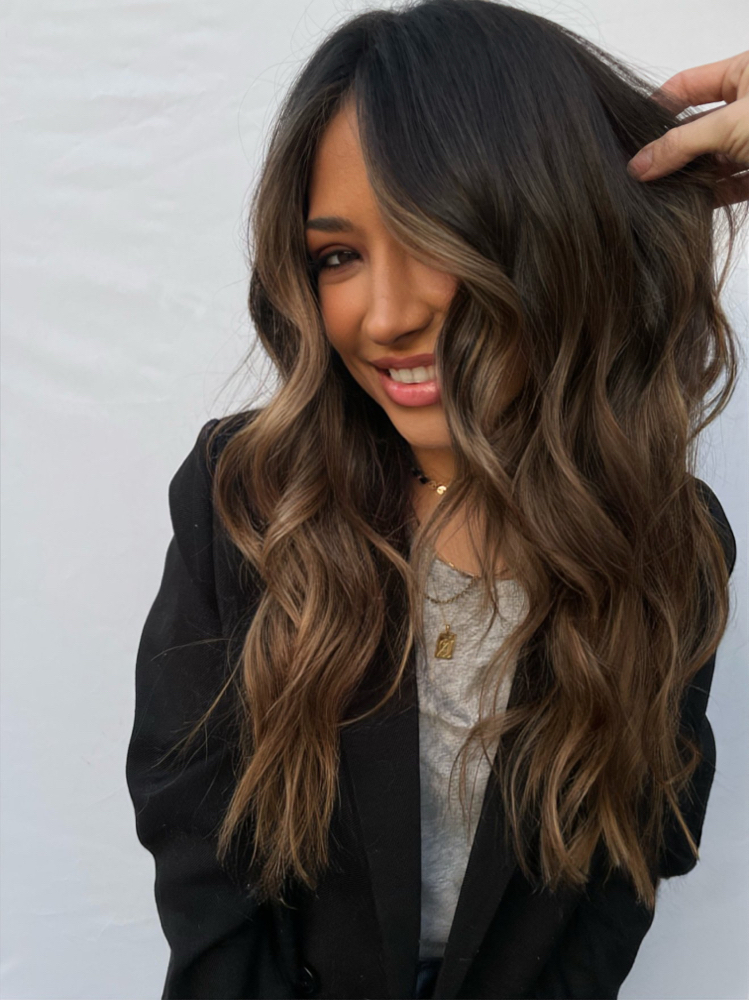 Gray Coverage + Gloss + Haircut
