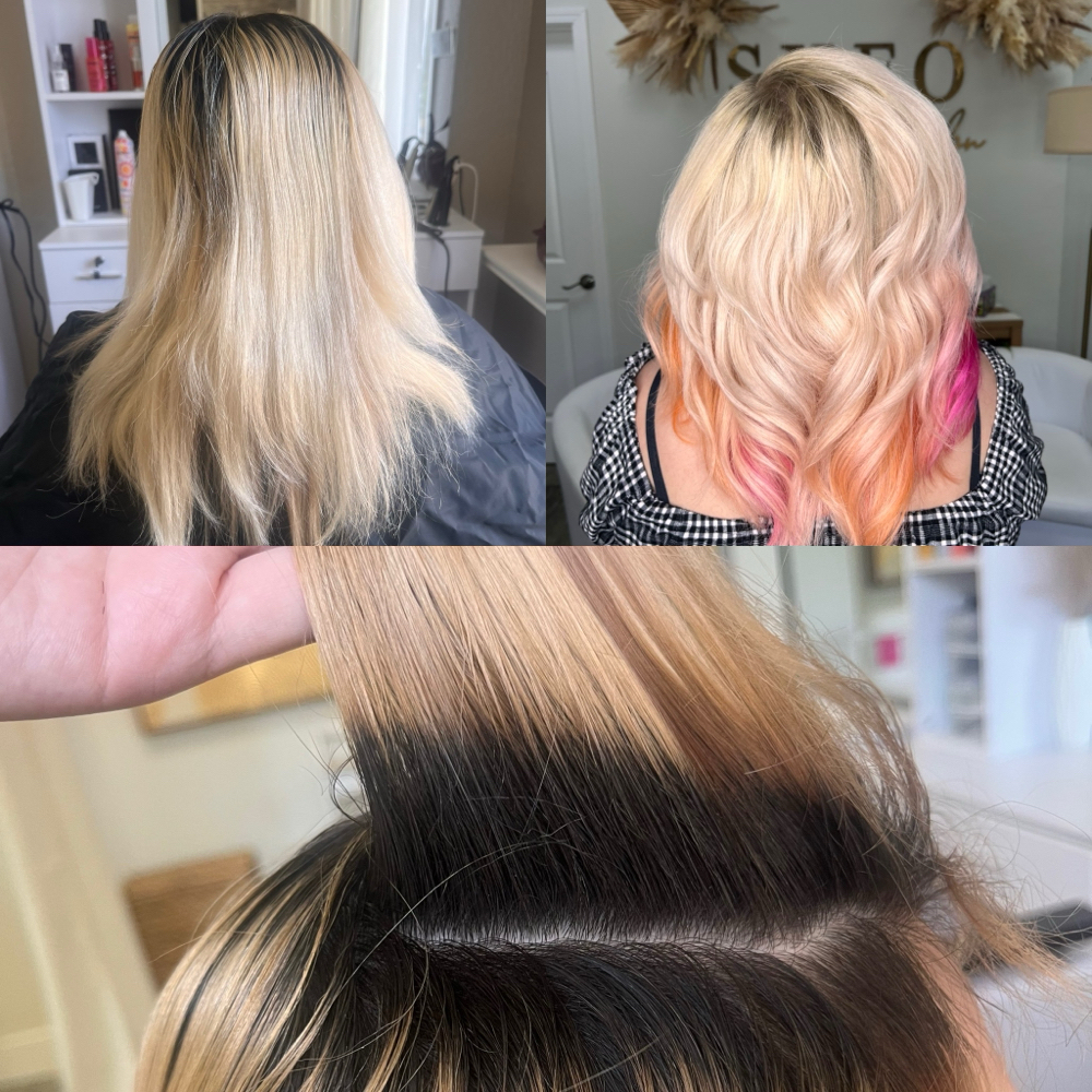 Global Bleaching Touch Up at S.H.E.O Salon in Pleasanton, CA