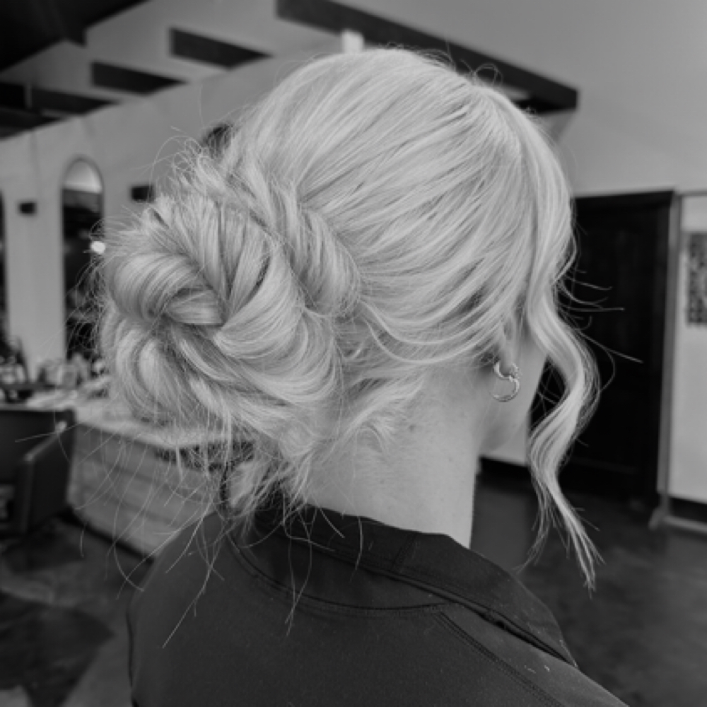 Updo at Mane Roots + co in Canton, TX