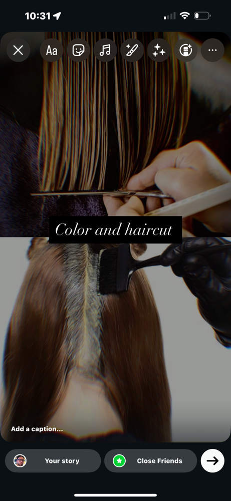 Root Color And Haircut at DAMI in Midland Park, NJ