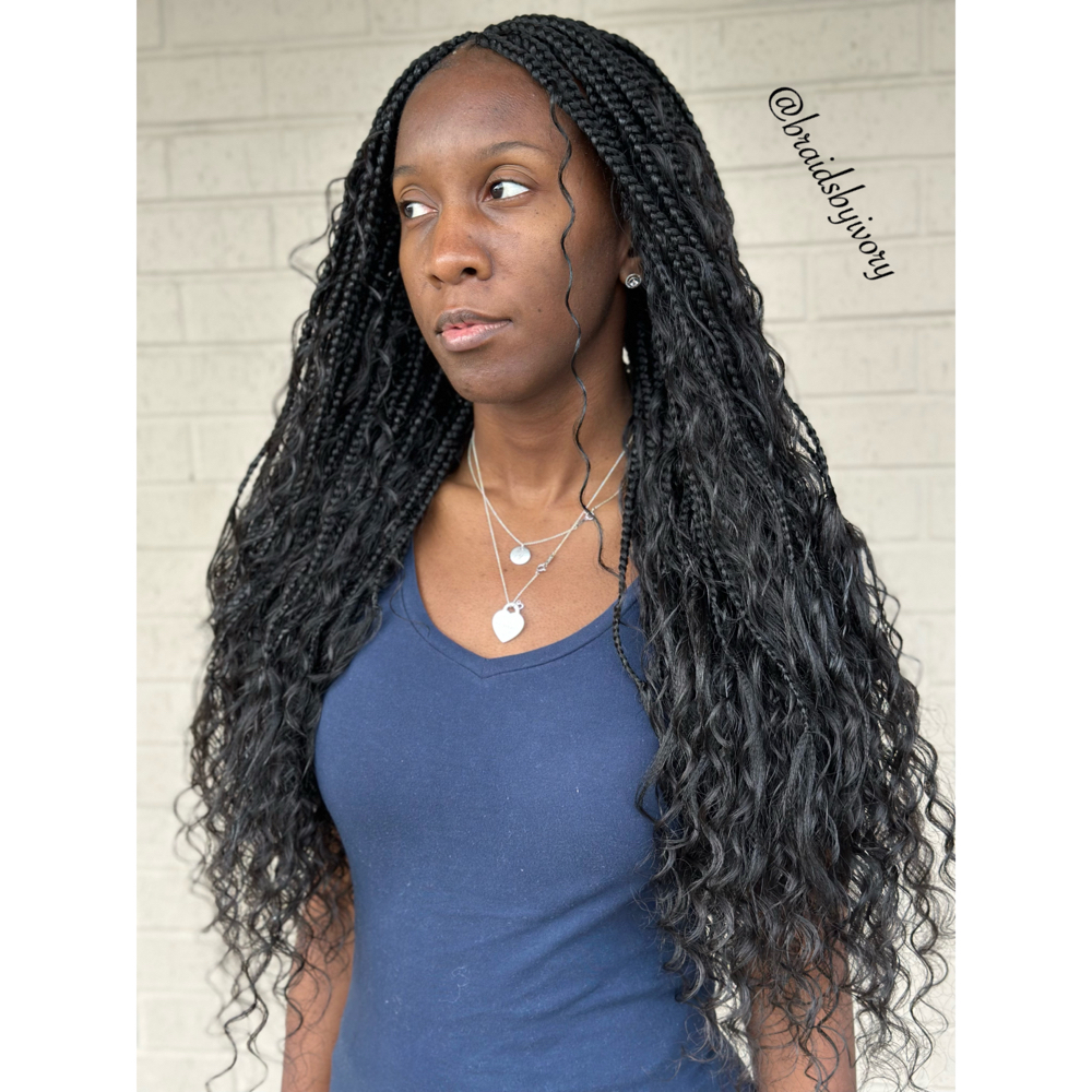 Bohemian Box Braids(mid-back)