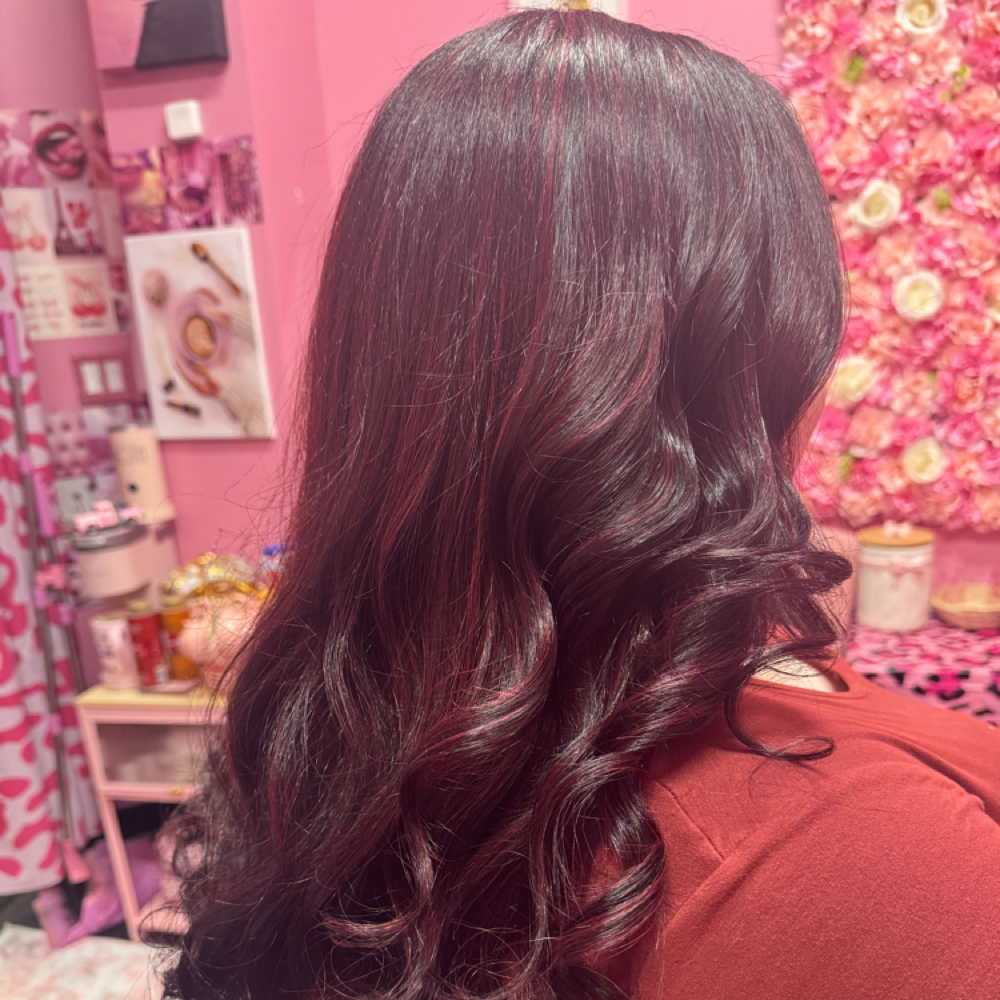 HAIRCUT + COLOR GLOSS 💗 at DINADOESGLAM in Philadelphia, PA