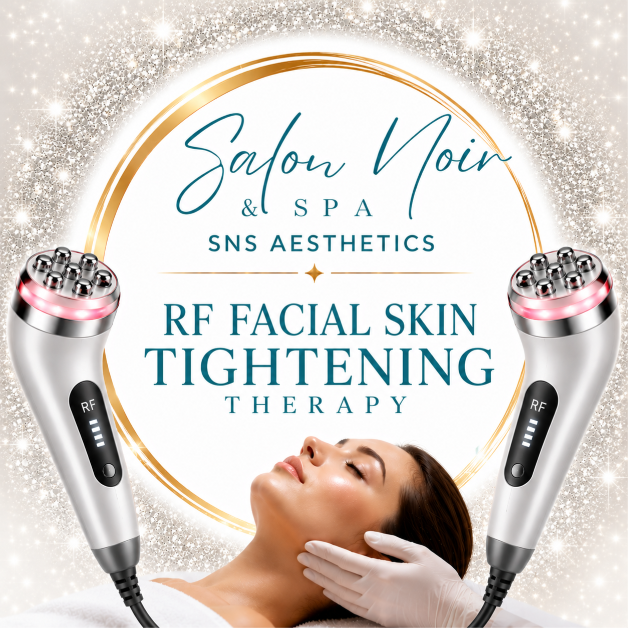RF Facial Skin Tightening Add-On at SNS Aesthetics @ Salon Noir & Spa in Kingwood, TX