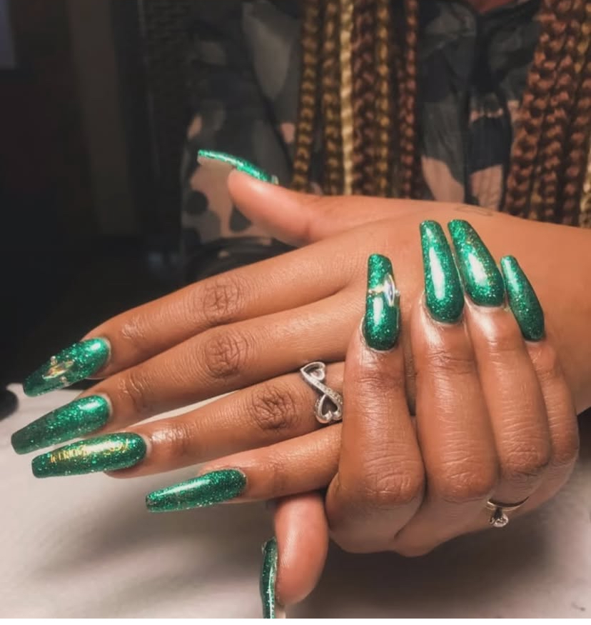 Acrylic Full Set Or Overlay at Healthy Nails Spa in Hazel Crest, IL
