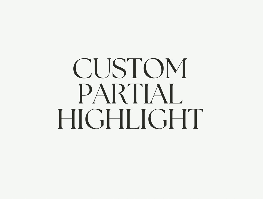 Custom Partial highlight