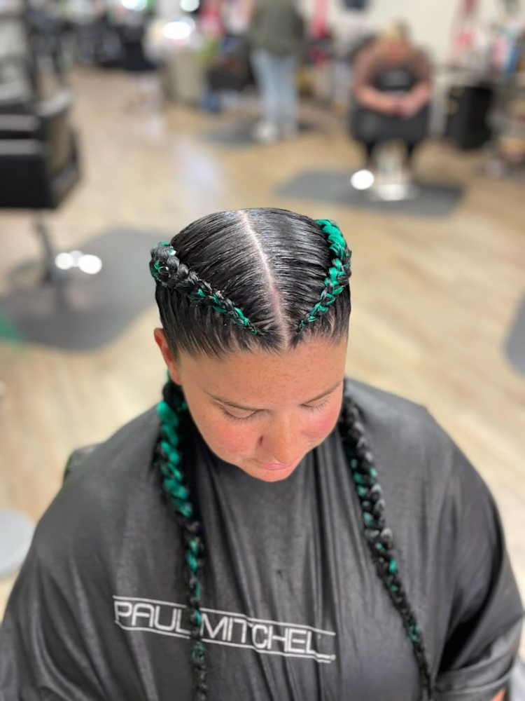 2 Feed In Braids Adults at Crown Adjustments in Havelock, NC