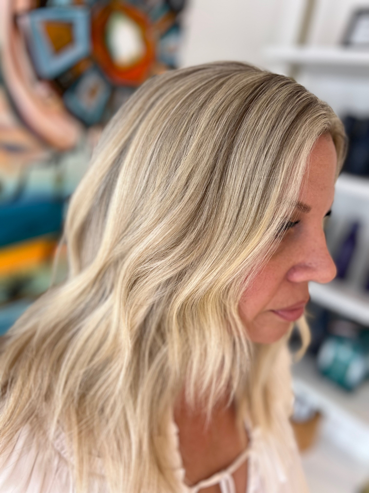 Color, Full Highlight And Haircut